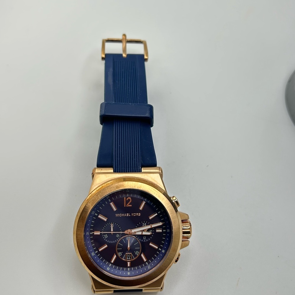 Michael Kors MK8295 Men's Watch Chronograph Dylan Blue Watch 054 - Picture 2 of 6